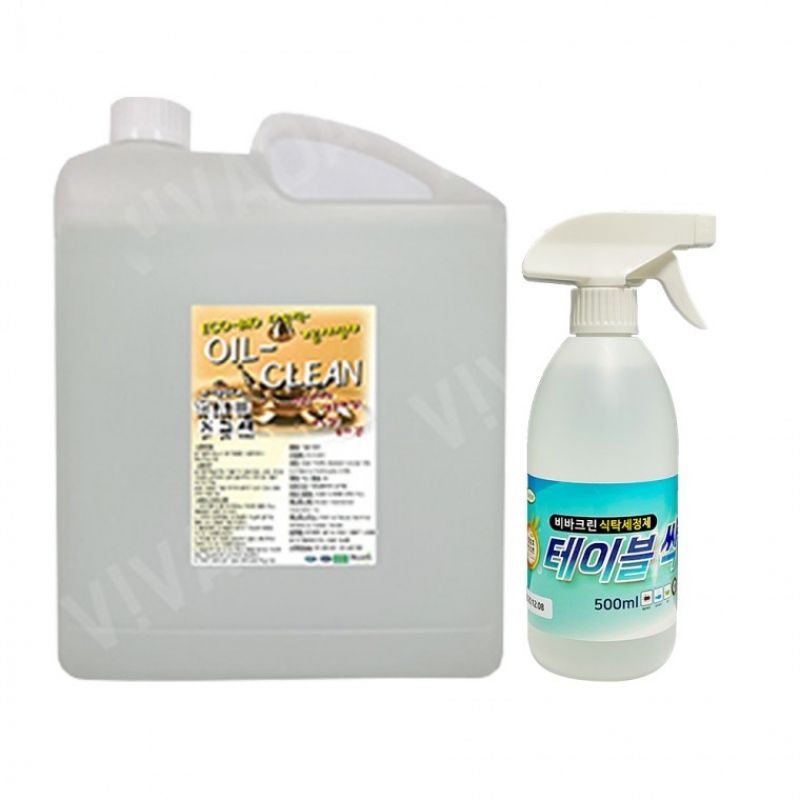 기름때제거제 오일크린 4L + 테이블싹 500ML 이미지