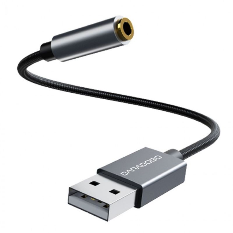 USB A 타입 3.5mm 스테레오 HIFI 오디오 케이블 이미지/