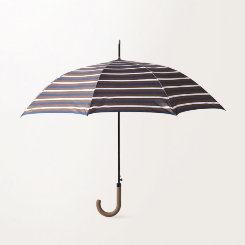 예쁜장우산 스트라이프 패턴 8k 자동 장우산 이미지/