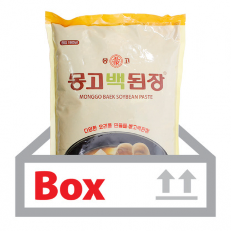 몽고 몽고백된장 4kg 4ea(박스) 대용량 이미지/