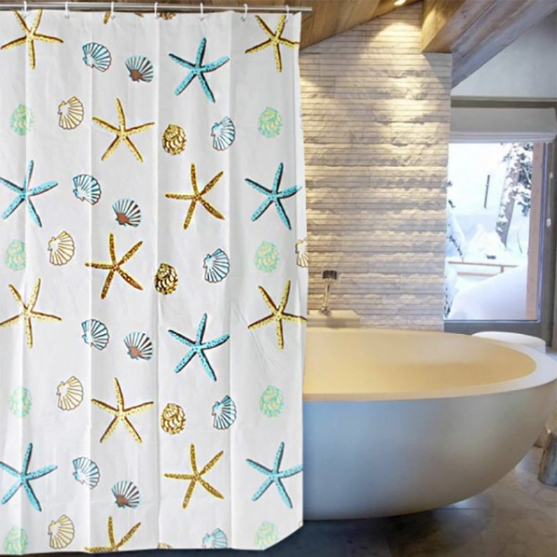 샤워커튼 150x180cm 패턴 목욕커텐 목욕커튼 욕실커튼 이미지/