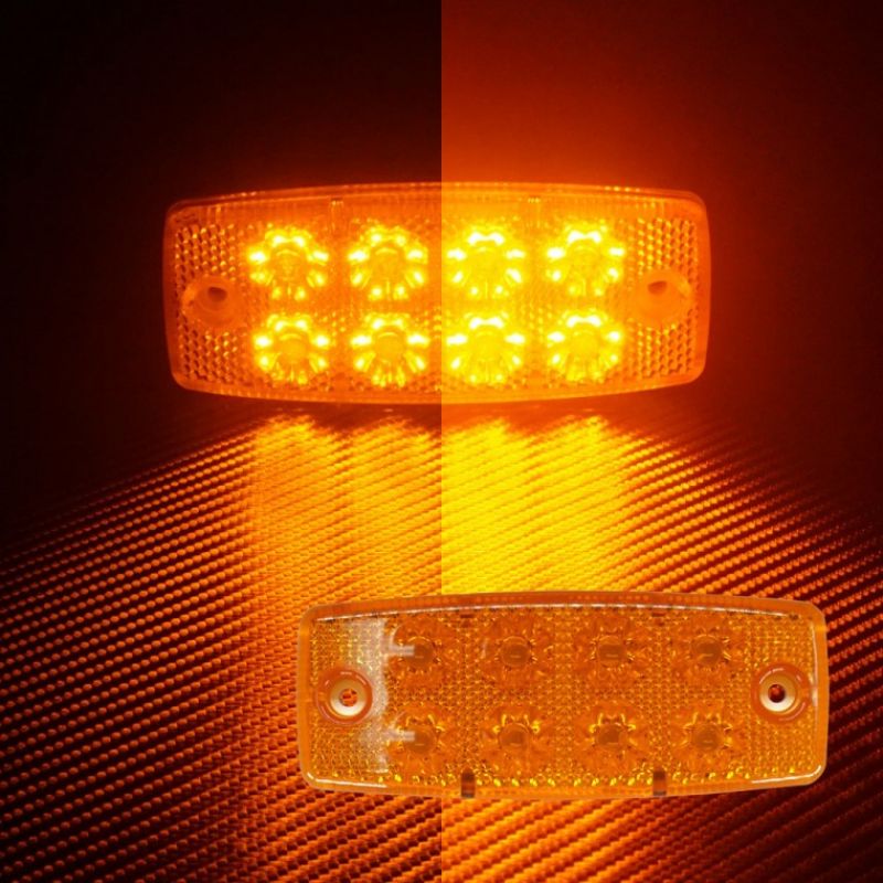 국제산업 8구 LED 사이드 램프 (24V) / 전구 윙바디 이미지/
