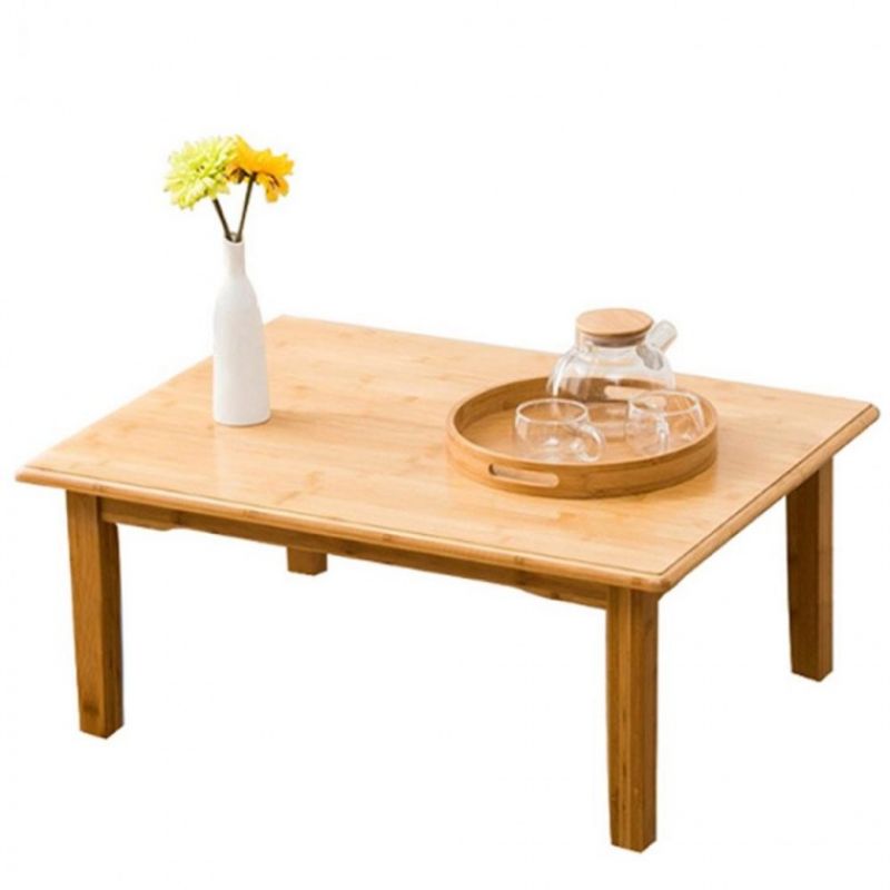 대나무 좌식 테이블 거실 탁자 찻집 우드 탁자(70cm) 이미지/