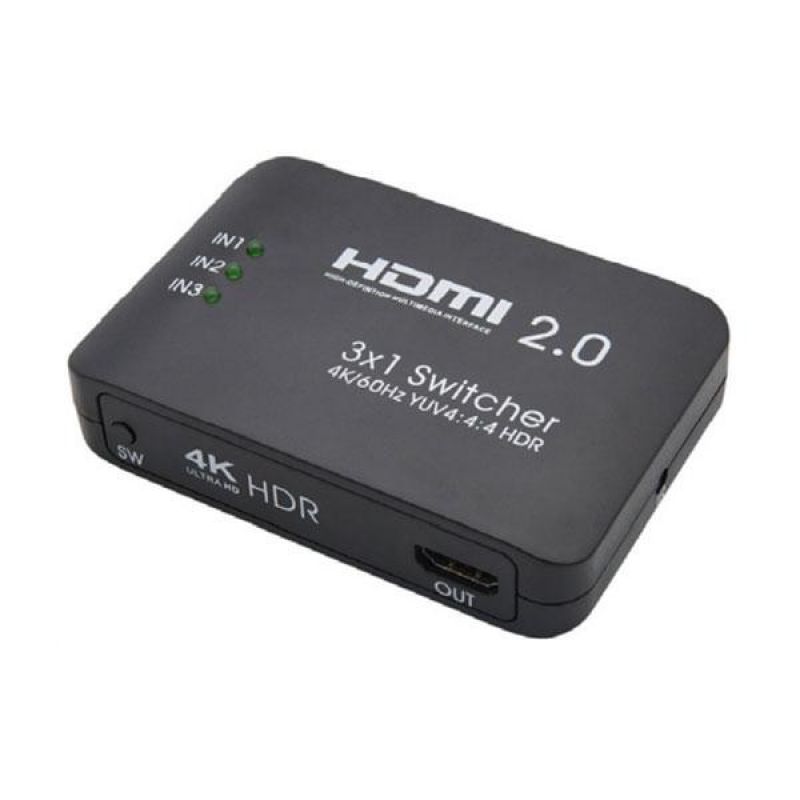 Coms HDMI선택기3 1 FW759 (Ver2.0 4K 60Hz 3 1 리모컨포함) 이미지/