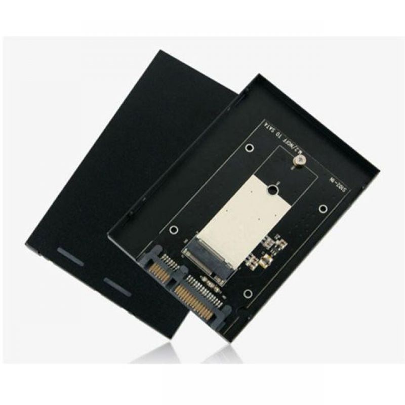 SSD 변환 컨버터 mSATA 사이즈 변환 컨버터 2.5in bk 이미지/