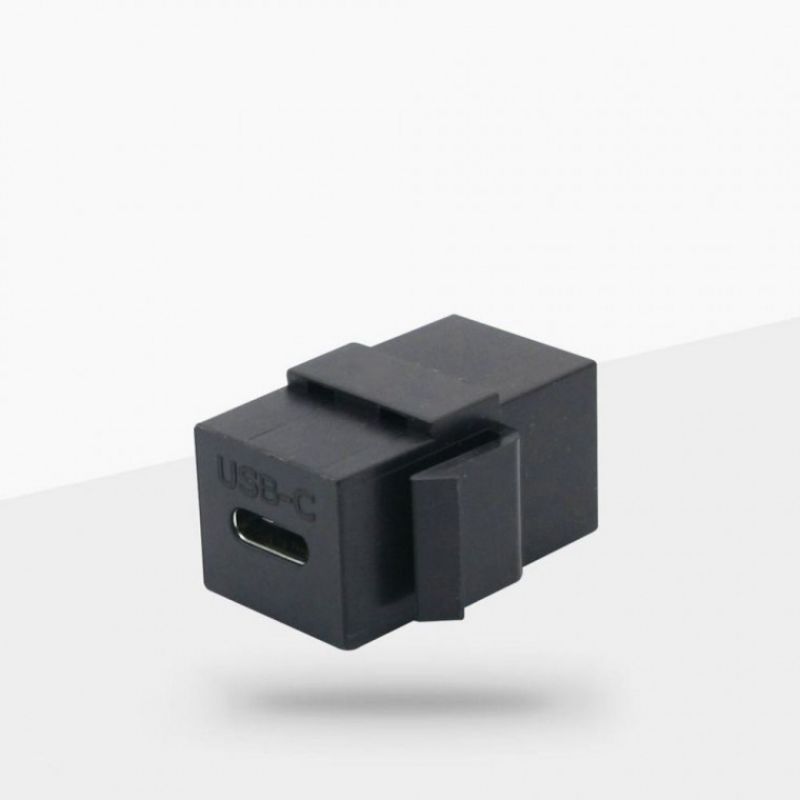 USB 3.1 젠더 Type C F-F 일체형 블랙 키스톤잭 이미지/