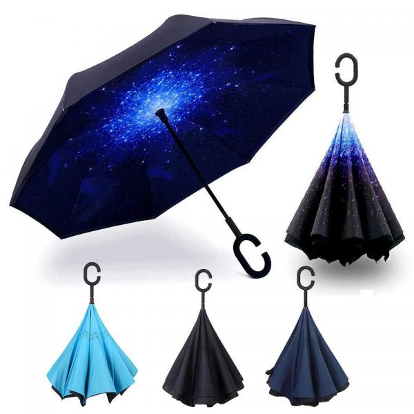 거꾸로우산 거꾸로 장우산  방수 인쇄가능 이미지/