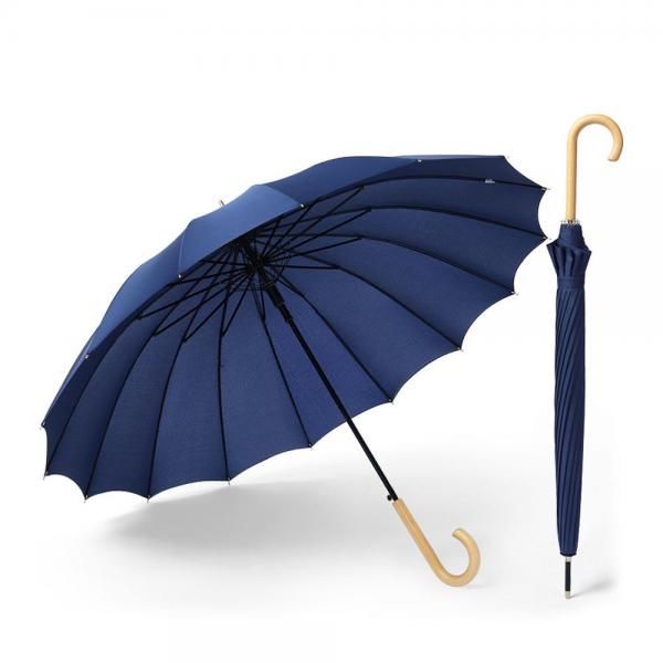 튼튼한 자동 장우산 골프 디자인 우산 이미지/