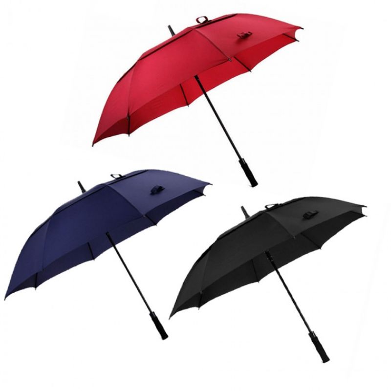 방풍 초대형 우산/ 이중 골프 자동 우산/ 대형 일자형 이미지/