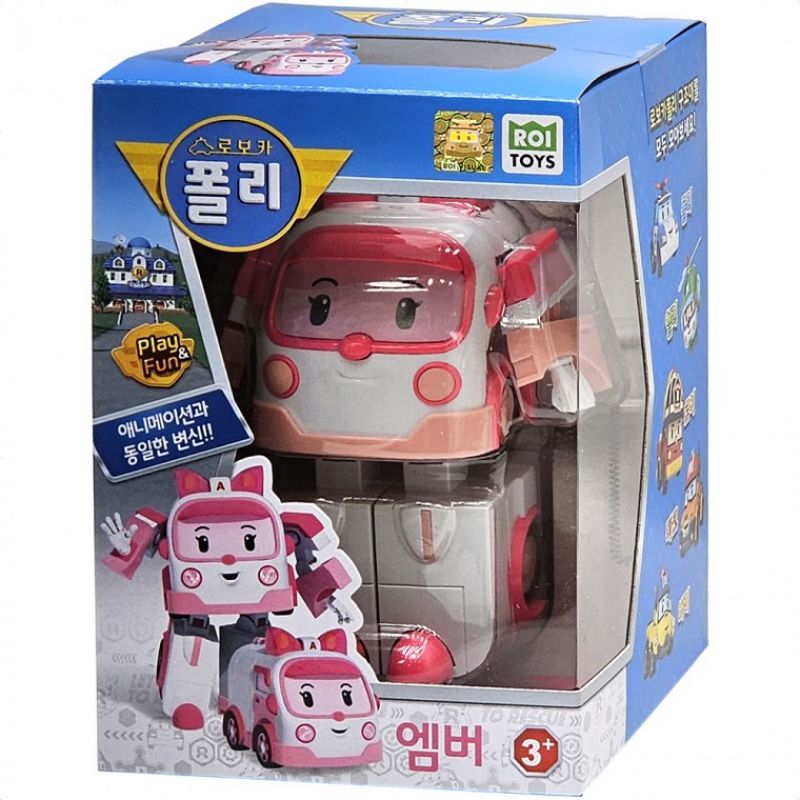 로보카폴리 엠버 어린이 유아 변신 로봇 장난감 선물 이미지/