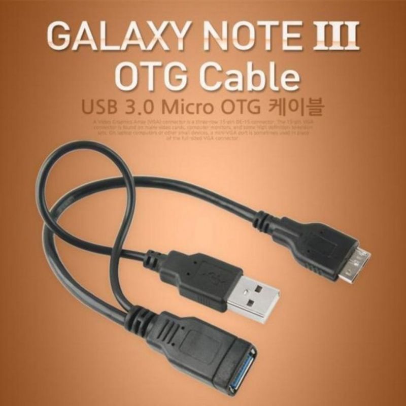 COMS 갤럭시노트3 OTG 케이블 USB 전원 이미지/