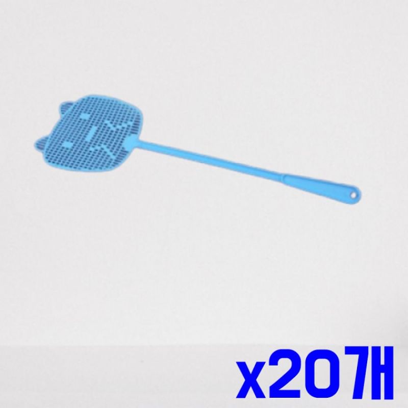 가벼운 파리채 블루 x20개 벌레퇴치 해충퇴치 이미지/