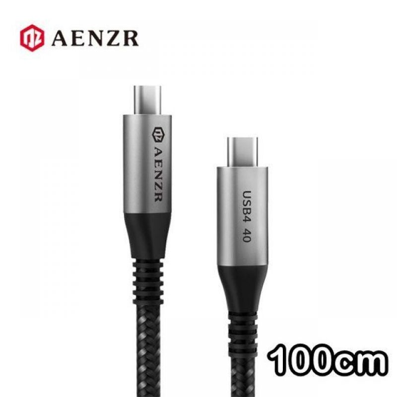 (100cm)AENZR USB4.0 C타입 고성능 고속 데이터케이블 이미지/