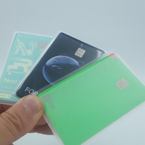 PVC 신용카드 교통카드 신분증 케이스 이미지/