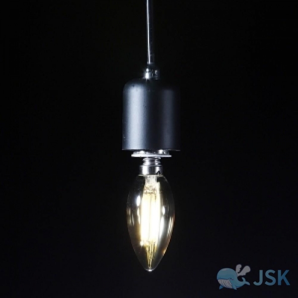 에디슨 LED 촛대구 골드 4W 27K E14 KS JS538 이미지/
