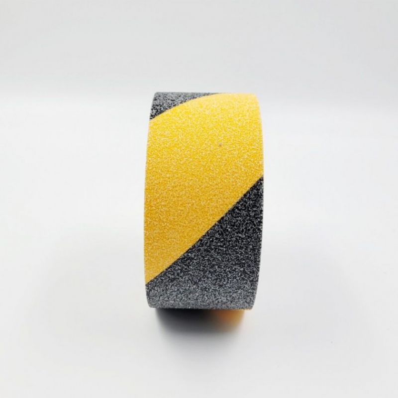 논슬립테이프 검은색 노란색 야외용 미끄럼방지 테이프(5M X 5CM) 미끄럼방지패드 이미지/