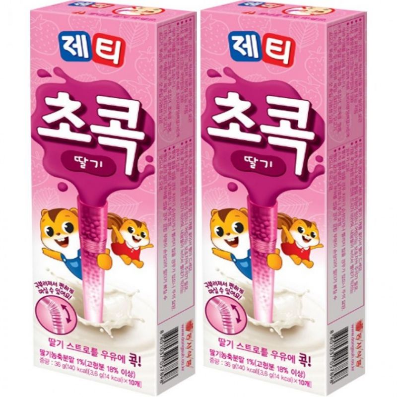 제티 동서 초콕 딸기맛 20개입 (10개입x2개) 이미지/