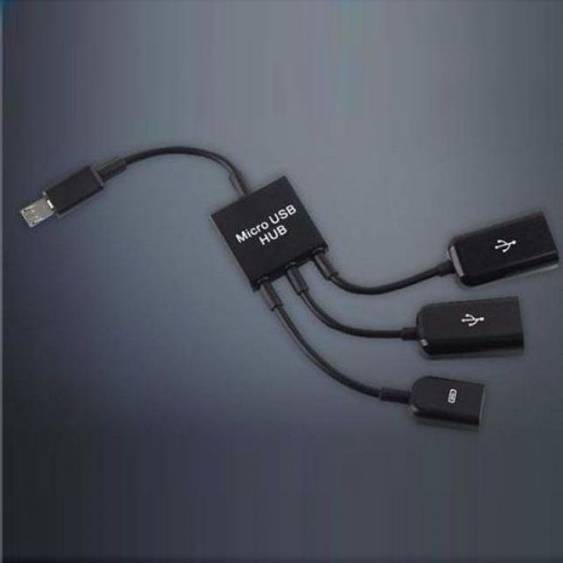 핸드폰 OTG허브 멀티탭 공유기 USB 2포트 MIcro USB 1 이미지/