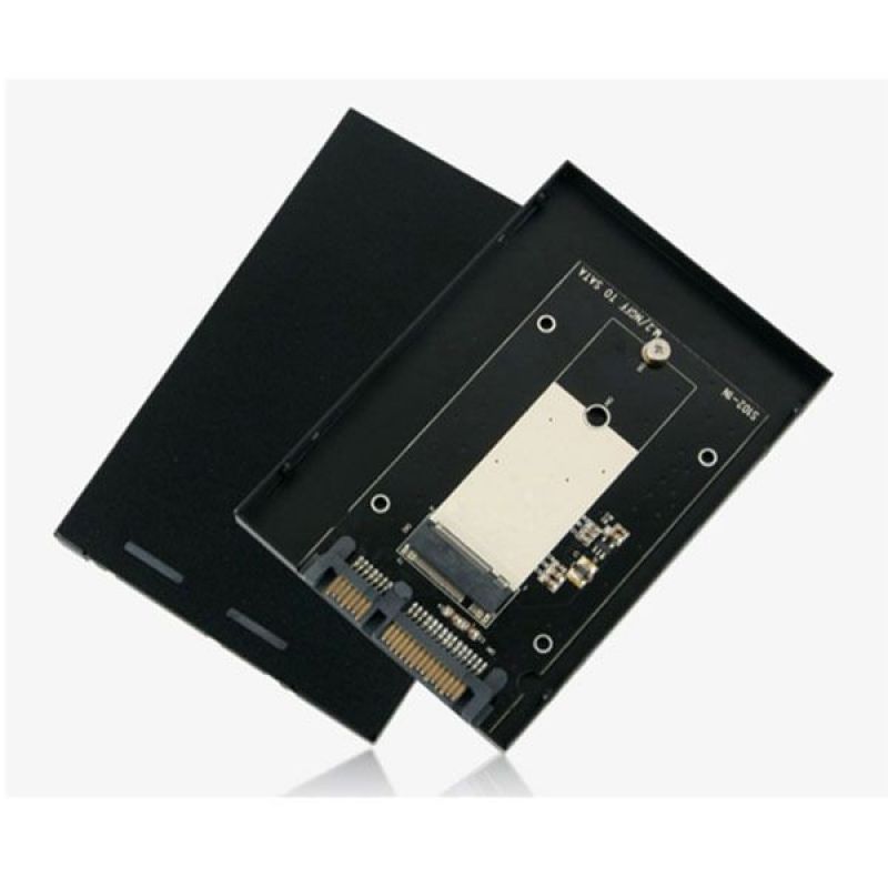SSD 변환 컨버터 mSATA 사이즈 변환 컨버터 2.5in bk 이미지/
