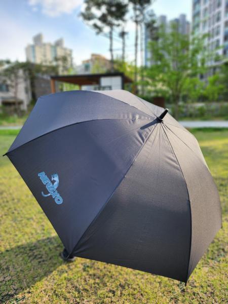 뉴쏘 골프 대형 튼튼한 장우산 자동 122cm 블랙 이미지/
