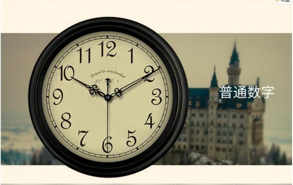 F1 가정용 시계 거실 북유럽 시계 가계 창의  현대  벽시계 02-16 이미지/