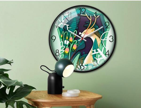 가정용 시계 거실 북유럽 시계 가계 창의  현대  벽시계 이미지/