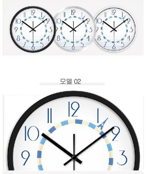 H1015 가정용 시계 거실 북유럽 시계 가계 창의  현대  벽시계 모델 02-12 이미지/
