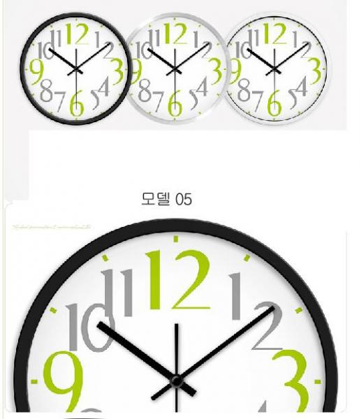 H1015 가정용 시계 거실 북유럽 시계 가계 창의  현대  벽시계 모델 05-12 이미지/