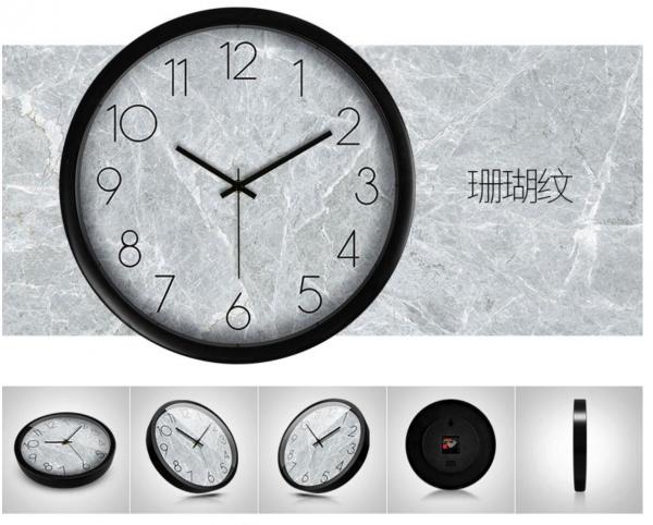 HK0106 가정용 시계 거실 북유럽 시계 가계 창의  현대  벽시계 모델 02-14 이미지/