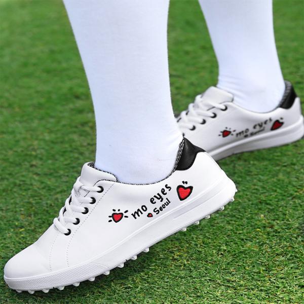 골프화 여성용 방수화 봄 여름 스니커즈 부드러움 golf 신발 이미지/