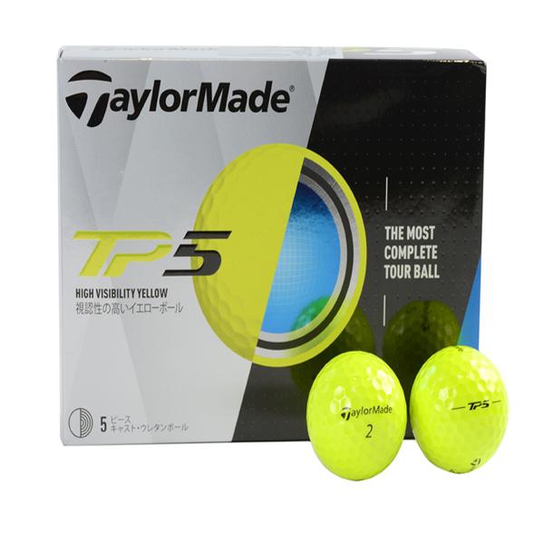 Taylormade Taylormade 테일러메이드 골프볼 TP5 옐로우 골프 5층 고성능 경기용 볼 이미지/