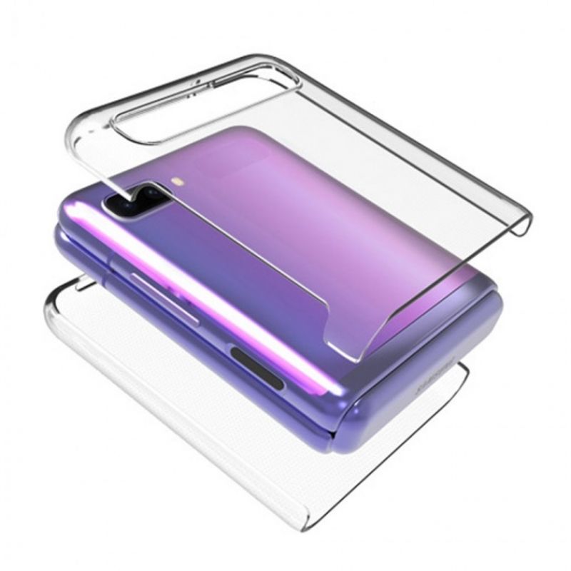 갤럭시 Z플립 에어라인 플러스 퓨어 커버 선명한 깨끗한 투명 하드 핸드폰 케이스 이미지/