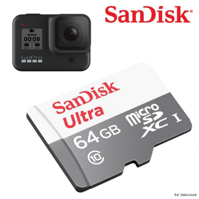 고프로 히어로8 마이크로SD 카드 64GB 메모리 SD카드 이미지/