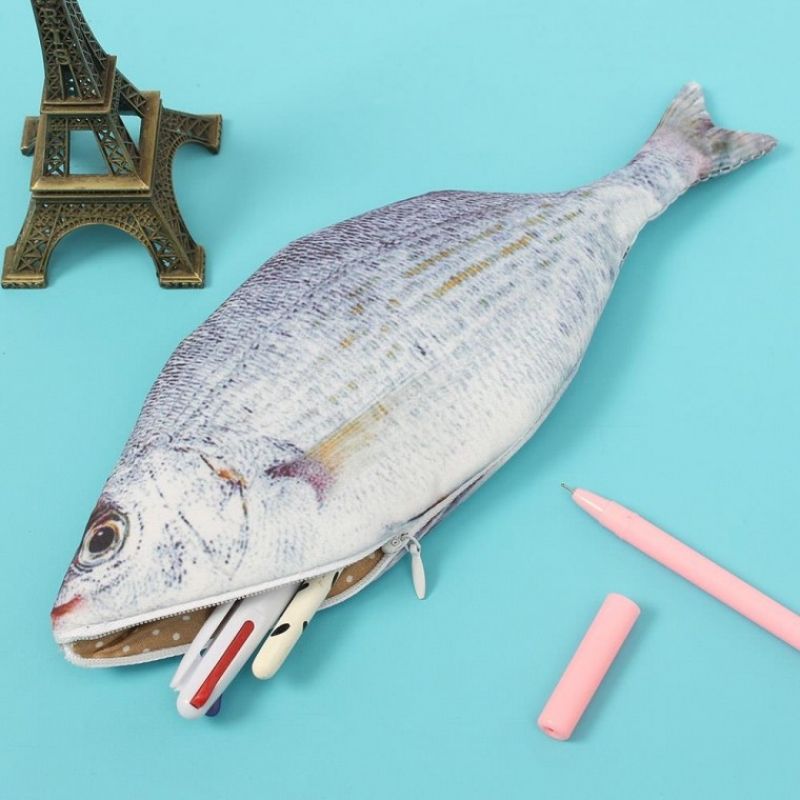물고기형 파우치 필통 은어 펜슬케이스 (25cm) 이미지/