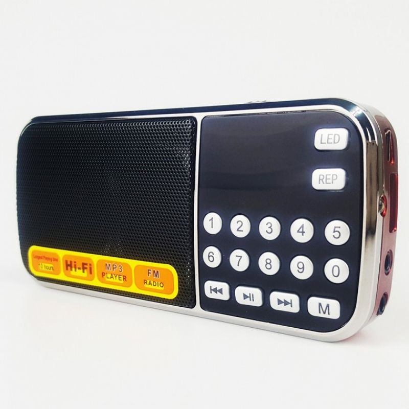 [오스쿨] L-210 효도라디오 USB음악 휴대용mp3 트로트 뽕짝 캠핑라디오 등산라디오  이미지/