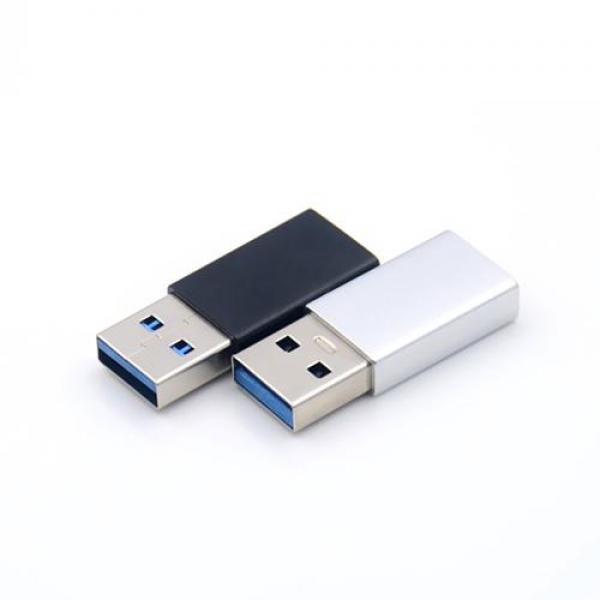 USB2.0 to C TYPE 블랙 화이트 심플 컬러 변환젠더 이미지