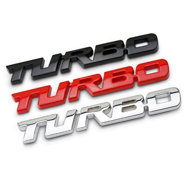 TURBO 터보 스포츠 메탈 자동차 엠블럼 스티커 1P 이미지