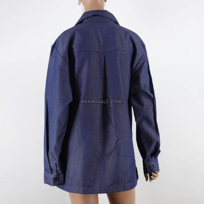 ITR-J431w 봄가을자켓 블루진 여성용작업복 공장복 이미지/