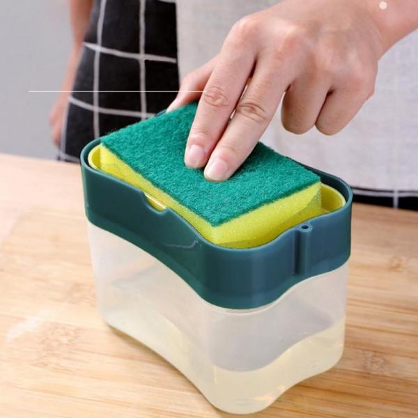 편리한 세척을 위한 주방용 세제디스펜서 자동거품기 이미지