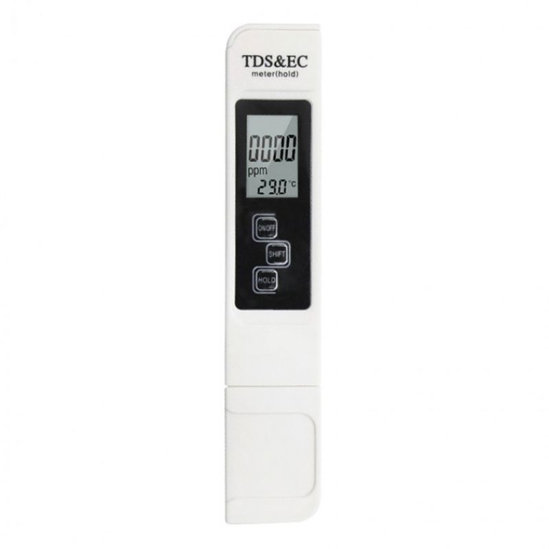 우리집 간편 TDS측정 온도측정 EC수질측정기(화이트) 이미지/