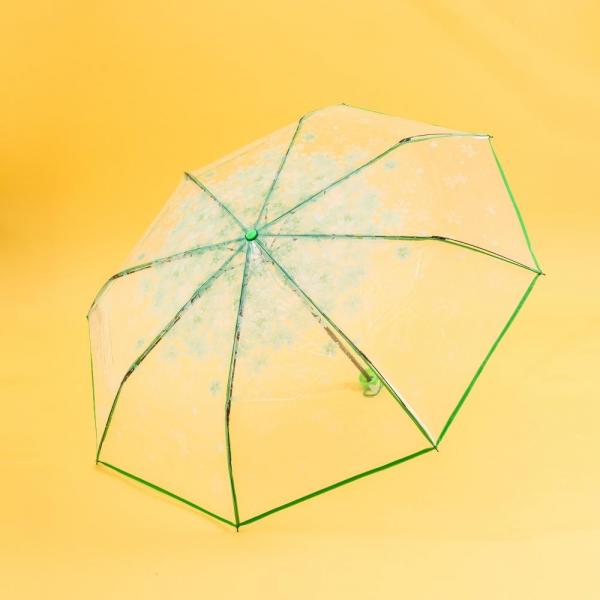 NEW 투명우산 3단 꽃비 접이식우산 이미지/