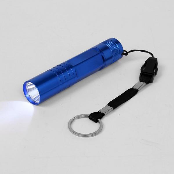 NEW 스트랩 LED 열쇠고리 후레쉬(블루) 휴대용 미니손전등 이미지/