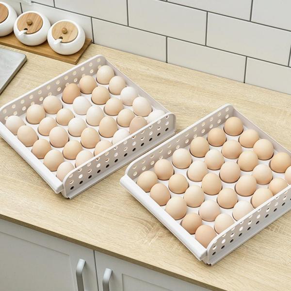 NEW 싱싱 계란케이스(60구) 냉장고정리 계란보관함 이미지/