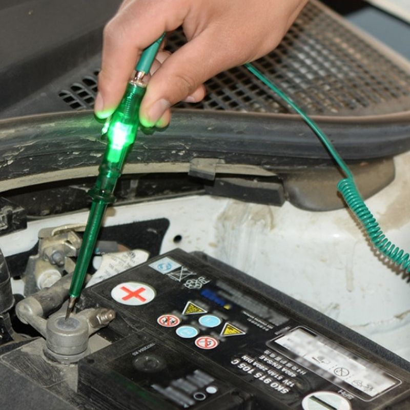 자동차 전기 배선테스트기 LED 통전 자동차검전기 이미지/