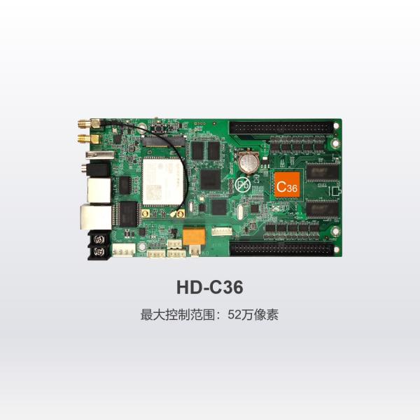 후이두 비동기 풀컬러 컨트롤카드 중소 화면 제어 카드 HD-C36 이미지/