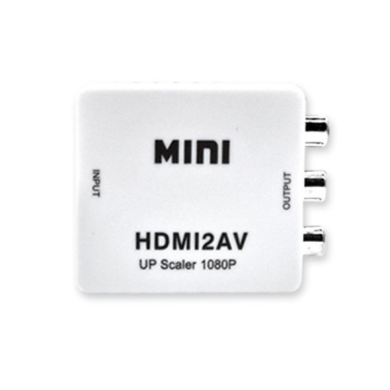 (HD-V02) HDMI to AV 변환 컨버터 HDMI 커넥터를 아날로그 티비 모니터에  이미지/