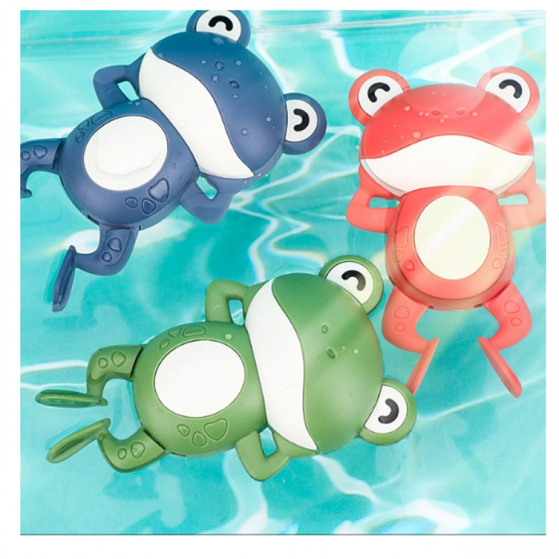 3000목욕놀이 개굴개굴 태엽 개구리 (3개 1세트) 3가지색 어린이목욕놀이 목욕용품장난감 이미지/