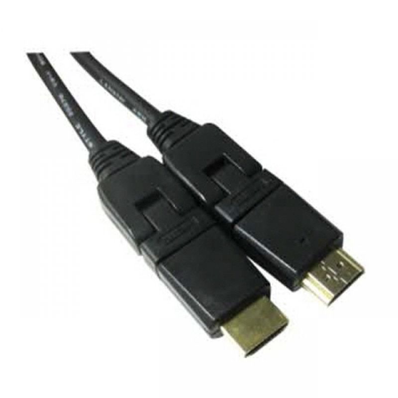 HDMI(M) - HDMI(M) 케이블 (Ver 1.3/블랙/360도 회전) -HDMI-R 이미지/