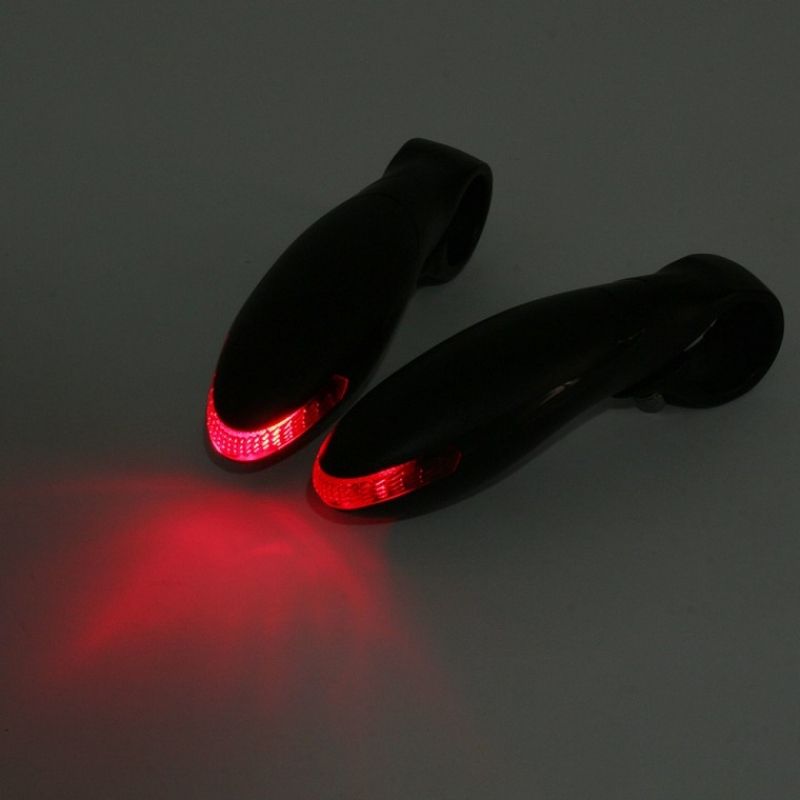 LED 방수 자전거 핸들 라이트 2p 야간 라이딩 안전등 이미지/