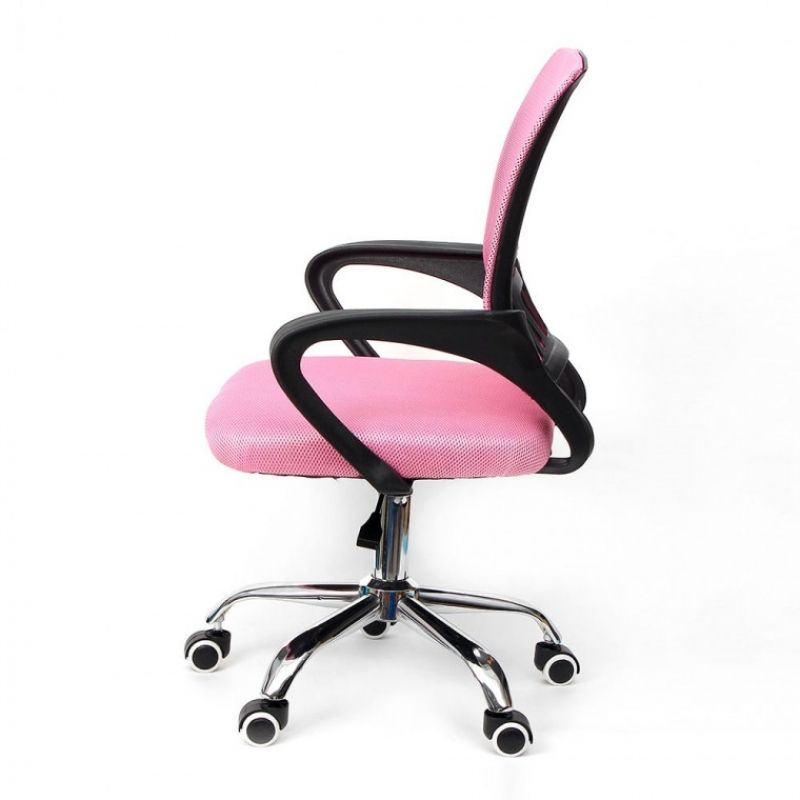 레스트온 사무용 의자(핑크) 팔걸이 회사의자 이미지/